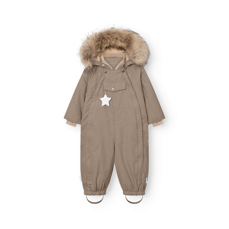 Mini A Ture Grey Brown Matwisti Fleece Lined Flygdräkt Fur. Grs