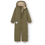 Mini A Ture Kalamata Green Matwanni Fleece Lined Snowsuit. Grs