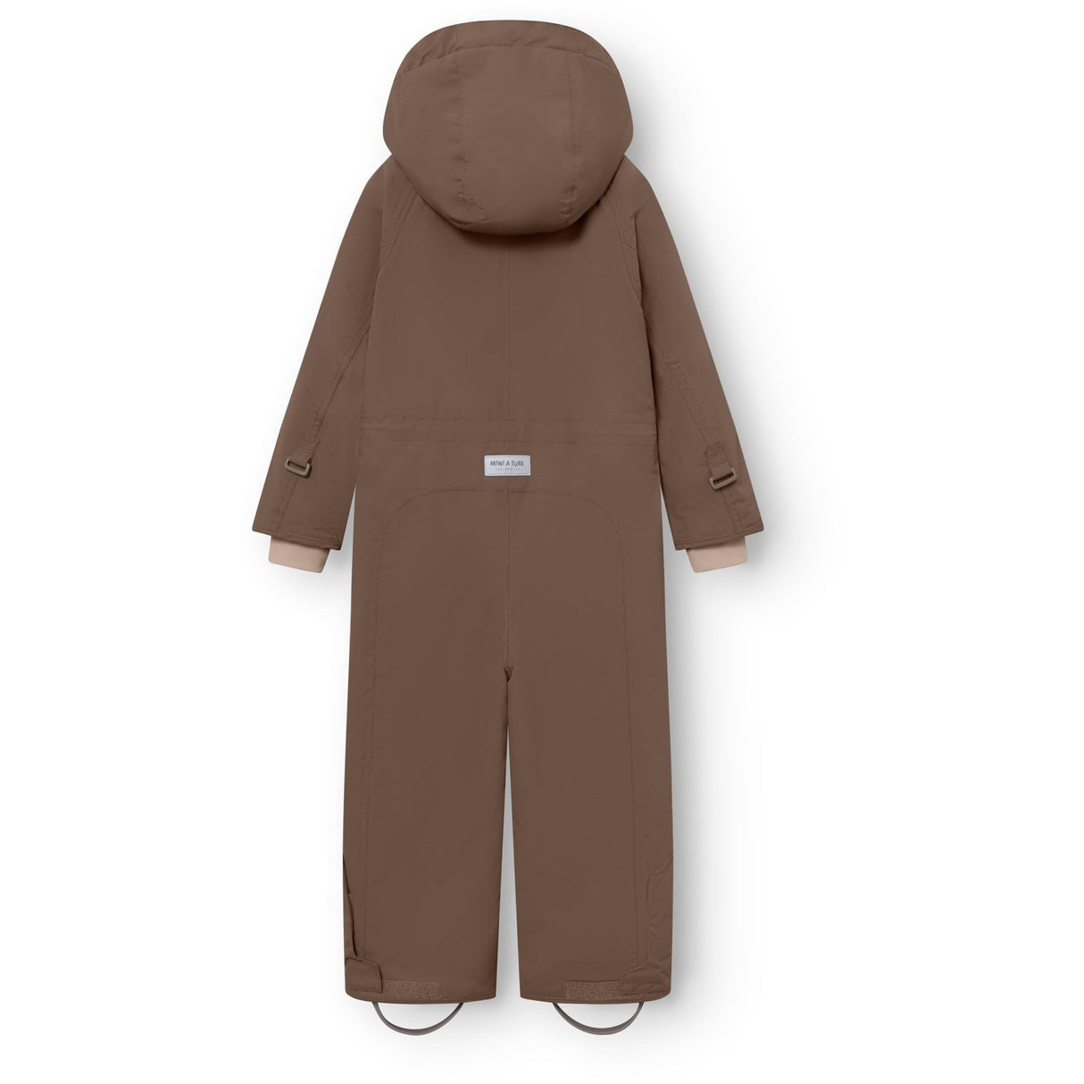 Mini A Ture Chestnut Brown Matwanni Fleece Lined Snowsuit. Grs