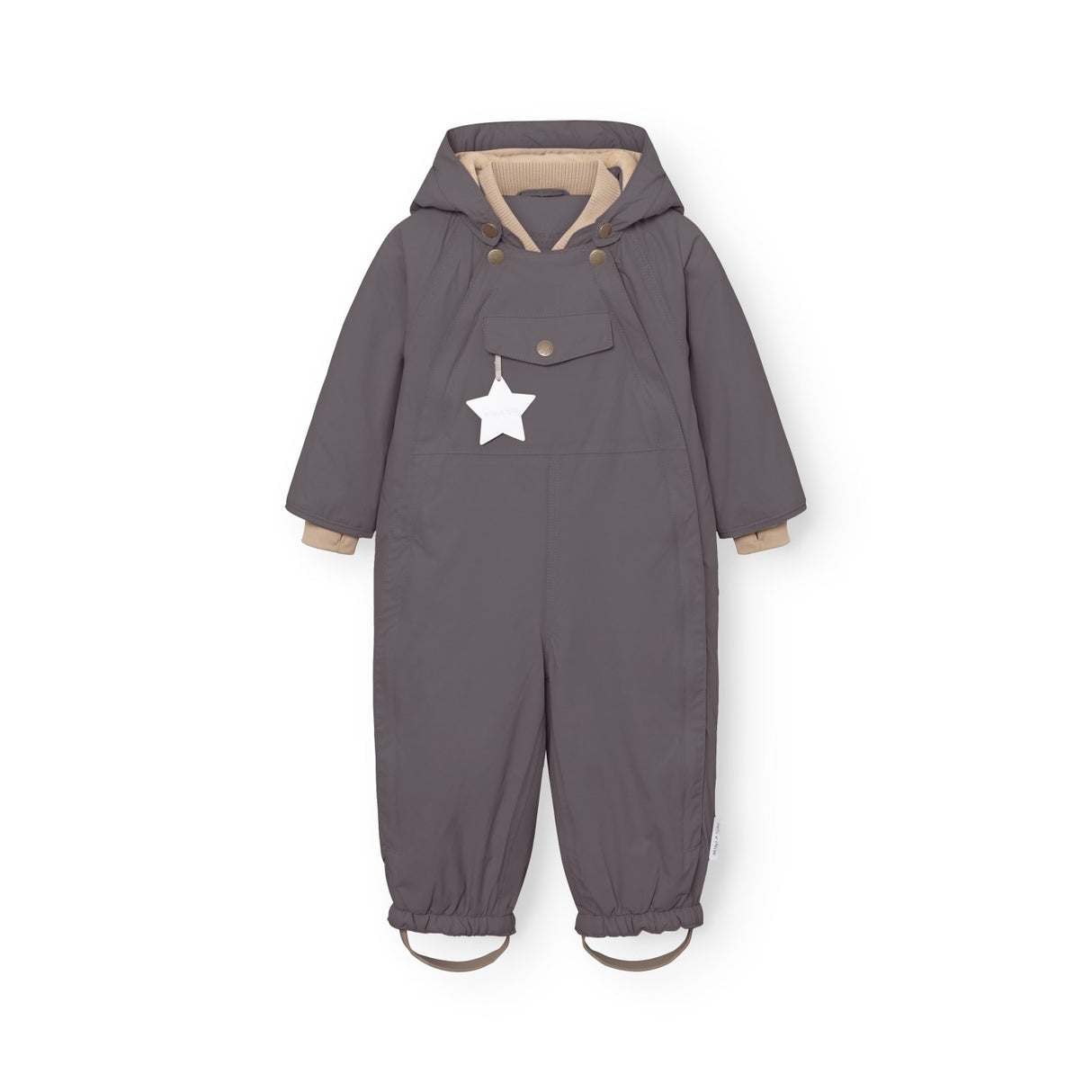 Mini A Ture Plum Kitten Matwisti Fleece Lined Snowsuit. Grs