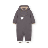 Mini A Ture Plum Kitten Matwisti Fleece Lined Snowsuit. Grs