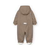 Mini A Ture Grey Brown Matwisti Fleece Lined Snowsuit. Grs