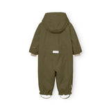 Mini A Ture Kalamata Green Matwisti Fleece Lined Snowsuit. Grs