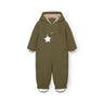 Mini A Ture Kalamata Green Matwisti Fleece Lined Snowsuit. Grs