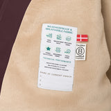 Mini A Ture Fudge Aubergine Matwang Fleece Lined Winter Jacka Fur. Grs