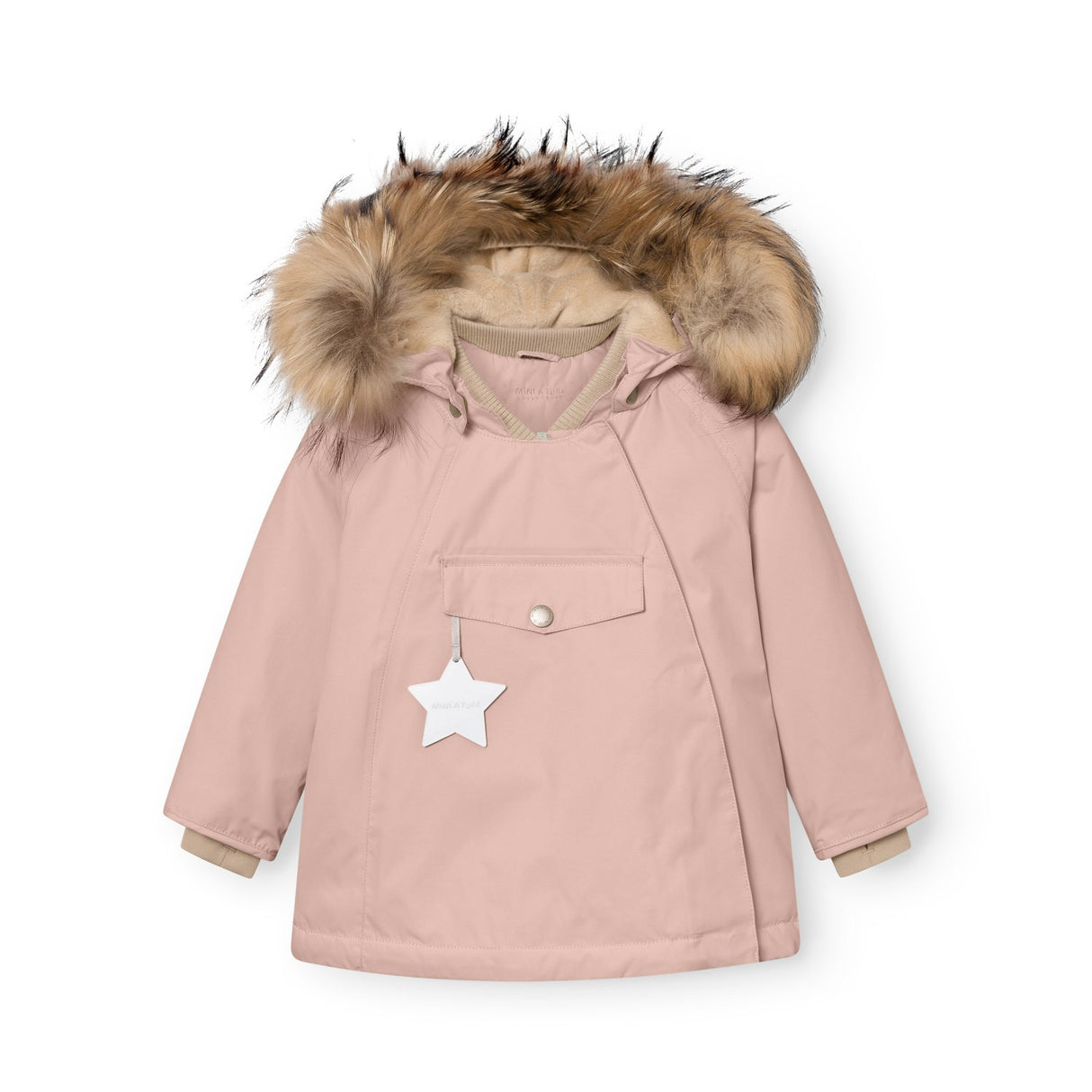 Mini A Ture Adobe Rose Matwang Fleece Lined Winter Jacka Fur. Grs