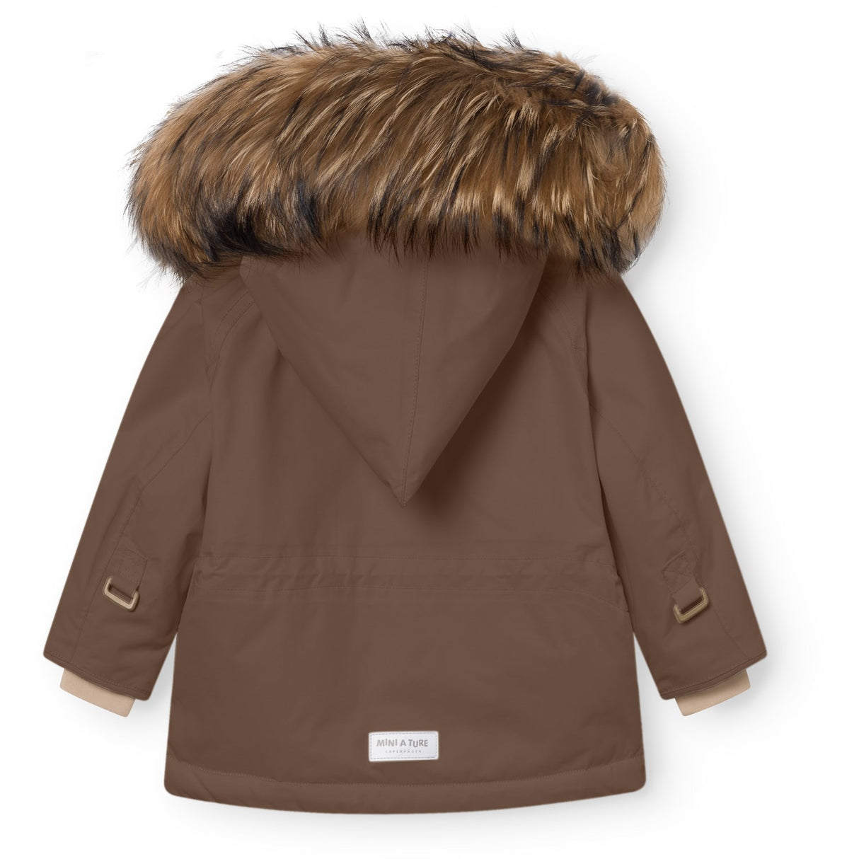 Mini A Ture Chestnut Brown Matwang Fleece Lined Winter Jacka Fur. Grs