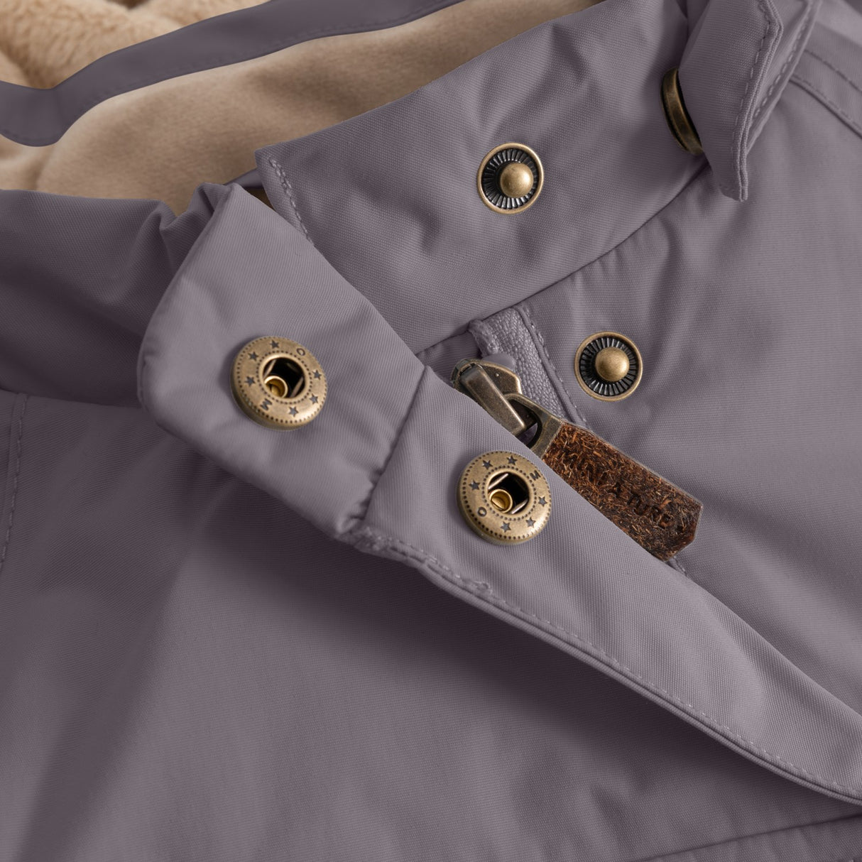 Mini A Ture Plum Kitten Matwang Fleece Lined Winter Jacket. Grs