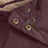 Mini A Ture Fudge Aubergine Matwang Fleece Lined Winter Jacket. Grs