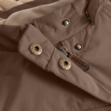 Mini A Ture Chestnut Brown Matwang Fleece Lined Winter Jacket. Grs