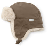 Mini A Ture Grey Brown Matcrister Nallebjörn Lined Winter Huva