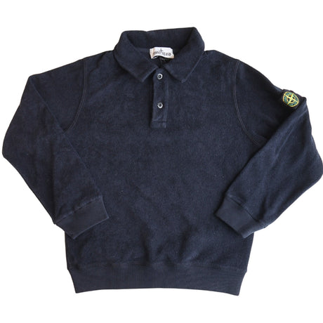 Stone Island Navy Blue Ls Pikétröja