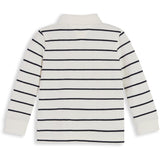 Tommy Hilfiger Off White Stripe-White Essential Regular Pikétröja Ls