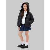 Calvin Klein Pvh Black-Black Minime Ck Kort Hd Puffer Jacka