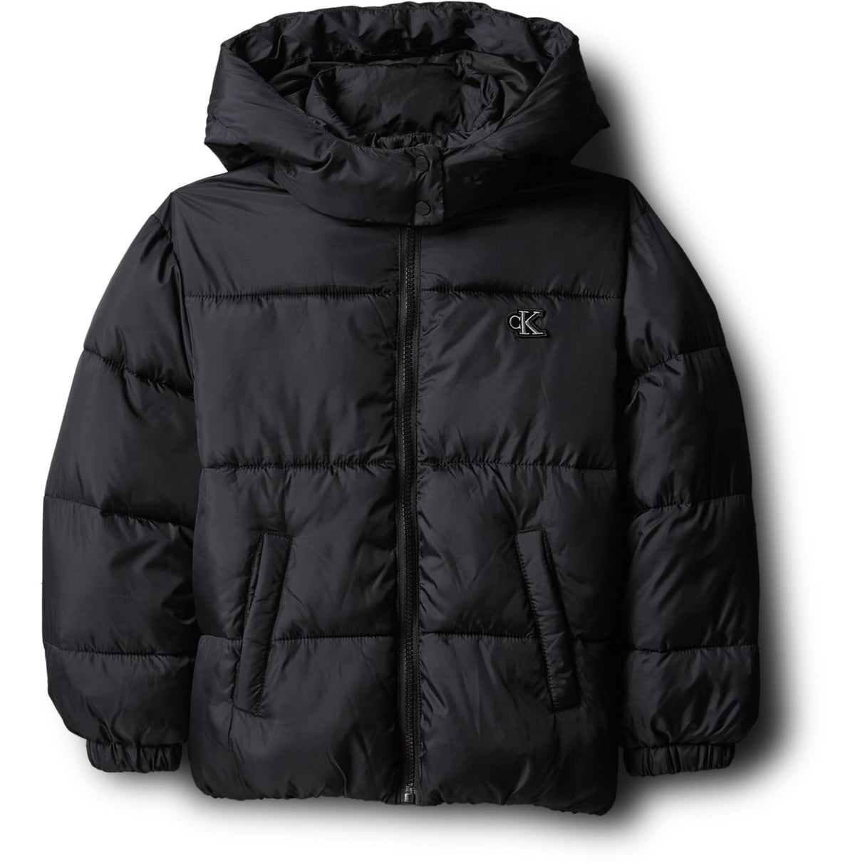 Calvin Klein Pvh Black-Black Minime Ck Kort Hd Puffer Jacka