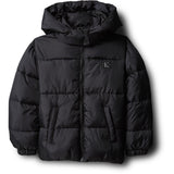 Calvin Klein Pvh Black-Black Minime Ck Kort Hd Puffer Jacka