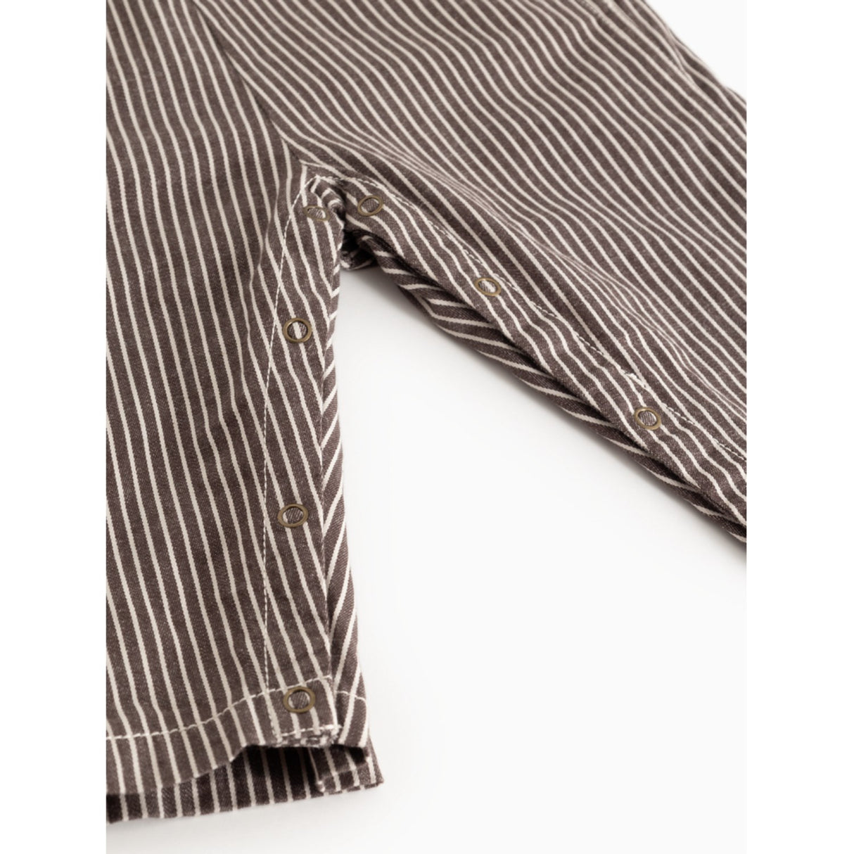 MarMar Soft Denim Dark Brownie Stripe Ruben Dungarees