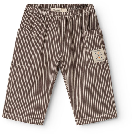 MarMar Soft Denim Dark Brownie Stripe Panto Byxor