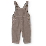 MarMar Soft Denim Dark Brownie Stripe Ruben Dungarees
