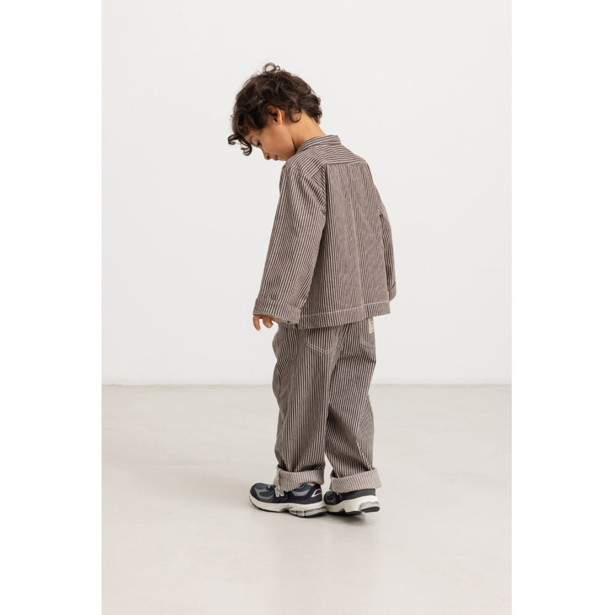 MarMar Soft Denim Dark Brownie Stripe Tovan Skjorta