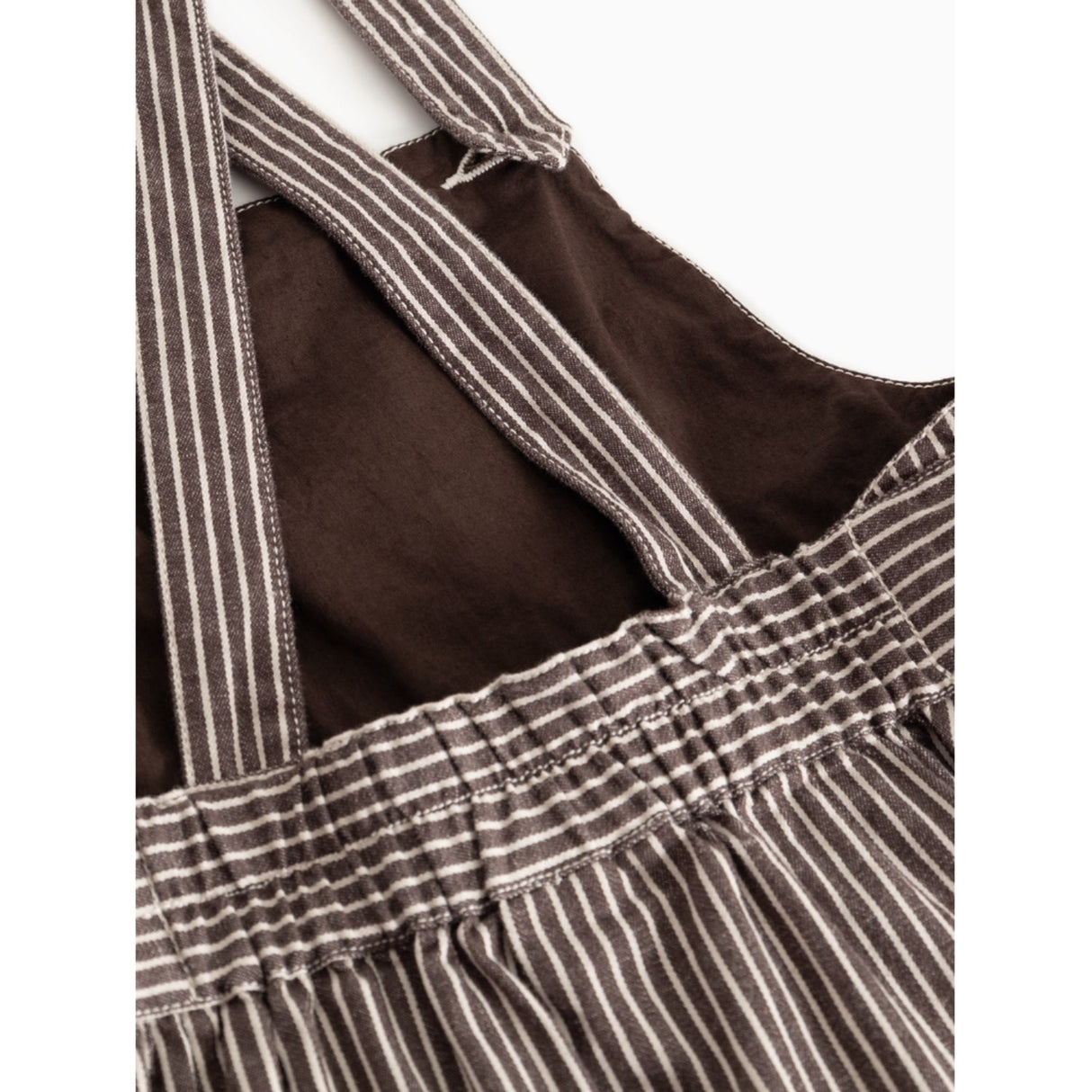 MarMar Soft Denim Dark Brownie Stripe Sanne Klänning