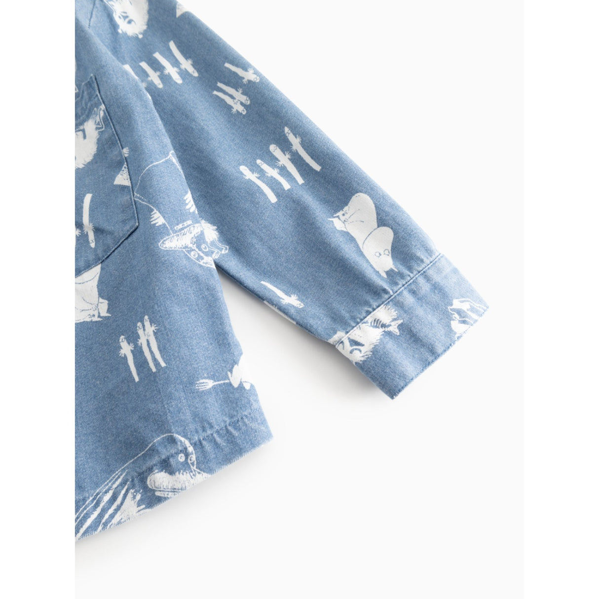 MarMar Denim Print Moomins Telo Skjorta