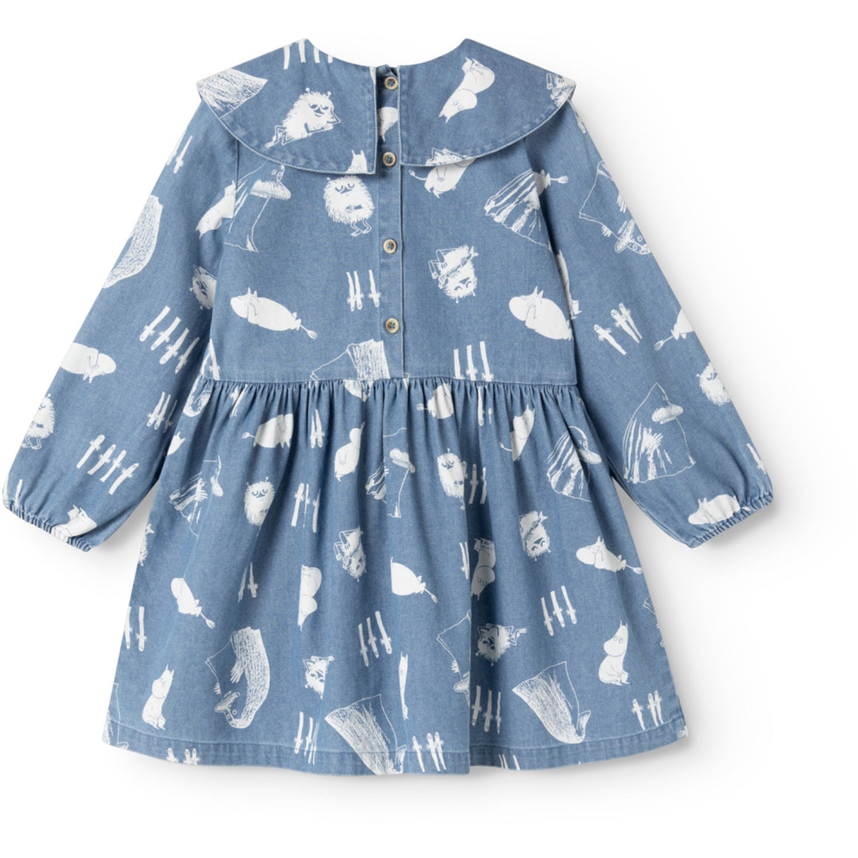 MarMar Denim Print Moomins Dalva Klänning