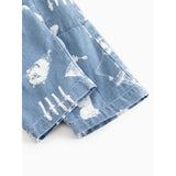 MarMar Denim Print Moomins Panto Byxor