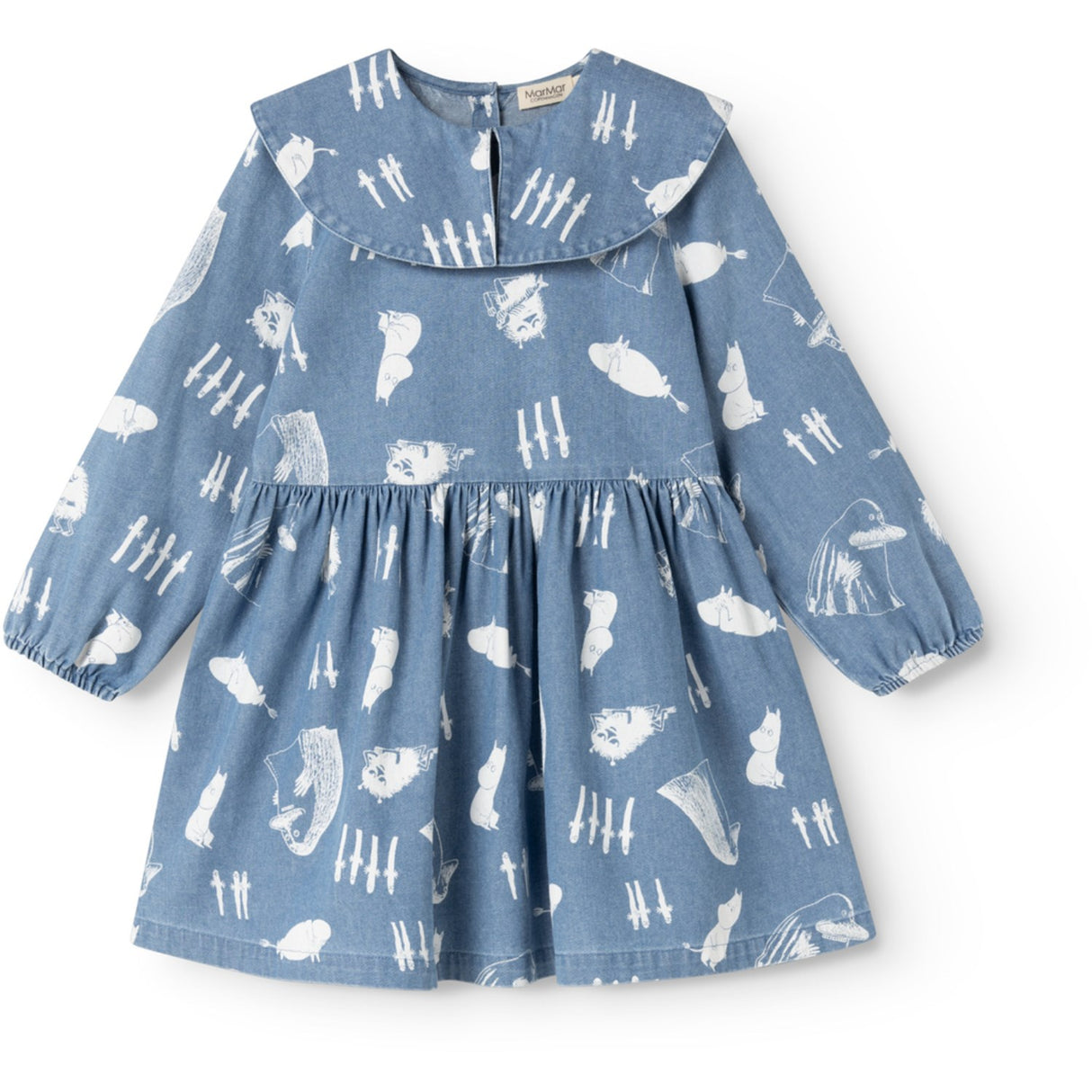 MarMar Denim Print Moomins Dalva Klänning