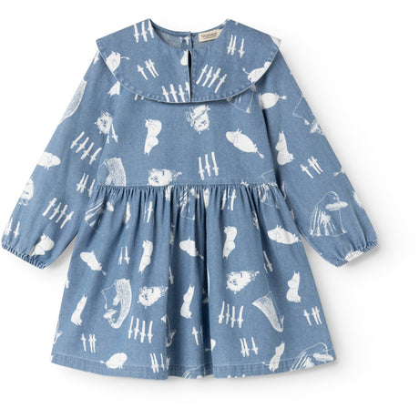 MarMar Denim Print Moomins Dalva Klänning