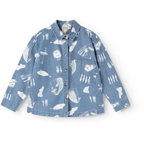MarMar Denim Print Moomins Telo Skjorta