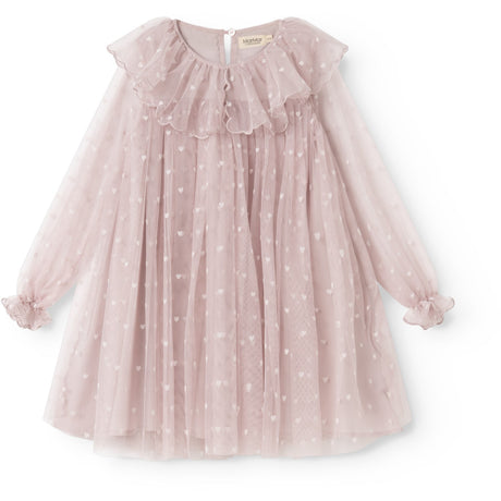 MarMar Ballerina Cloud Gray Hearts Dera Klänning