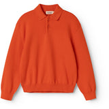 MarMar Cotton Knit Plain Grapefruit Teno Pikétröja Stickad Blus