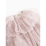 MarMar Ballerina Cloud Gray Hearts Dera Klänning