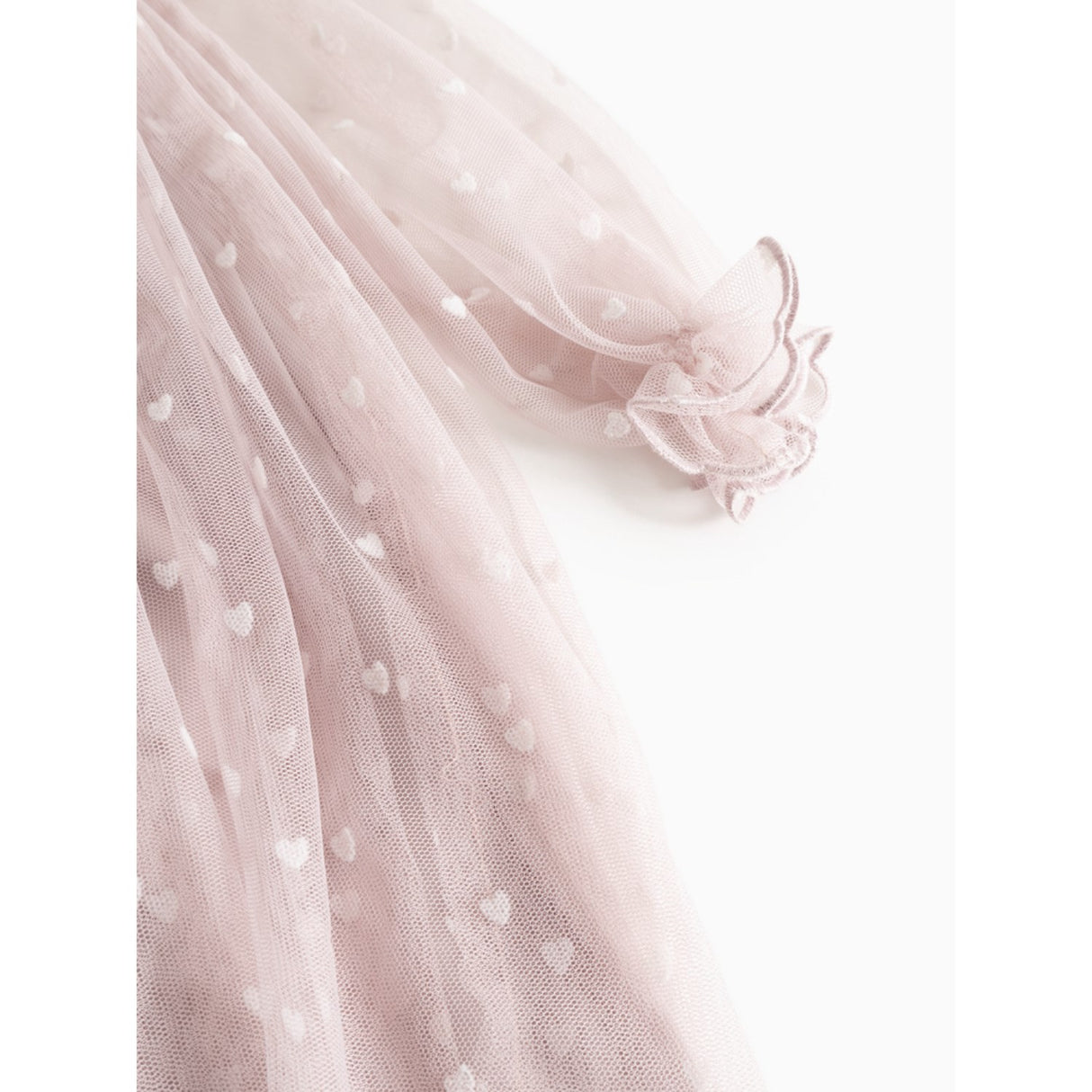 MarMar Ballerina Cloud Gray Hearts Dera Klänning