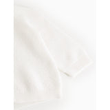 MarMar Modal Mix Links-Links Gentle White Taki Stickad Cardigan