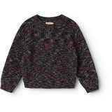 MarMar Cotton Knit Spacedye Deepest Sea Space Teno Stickad Blus