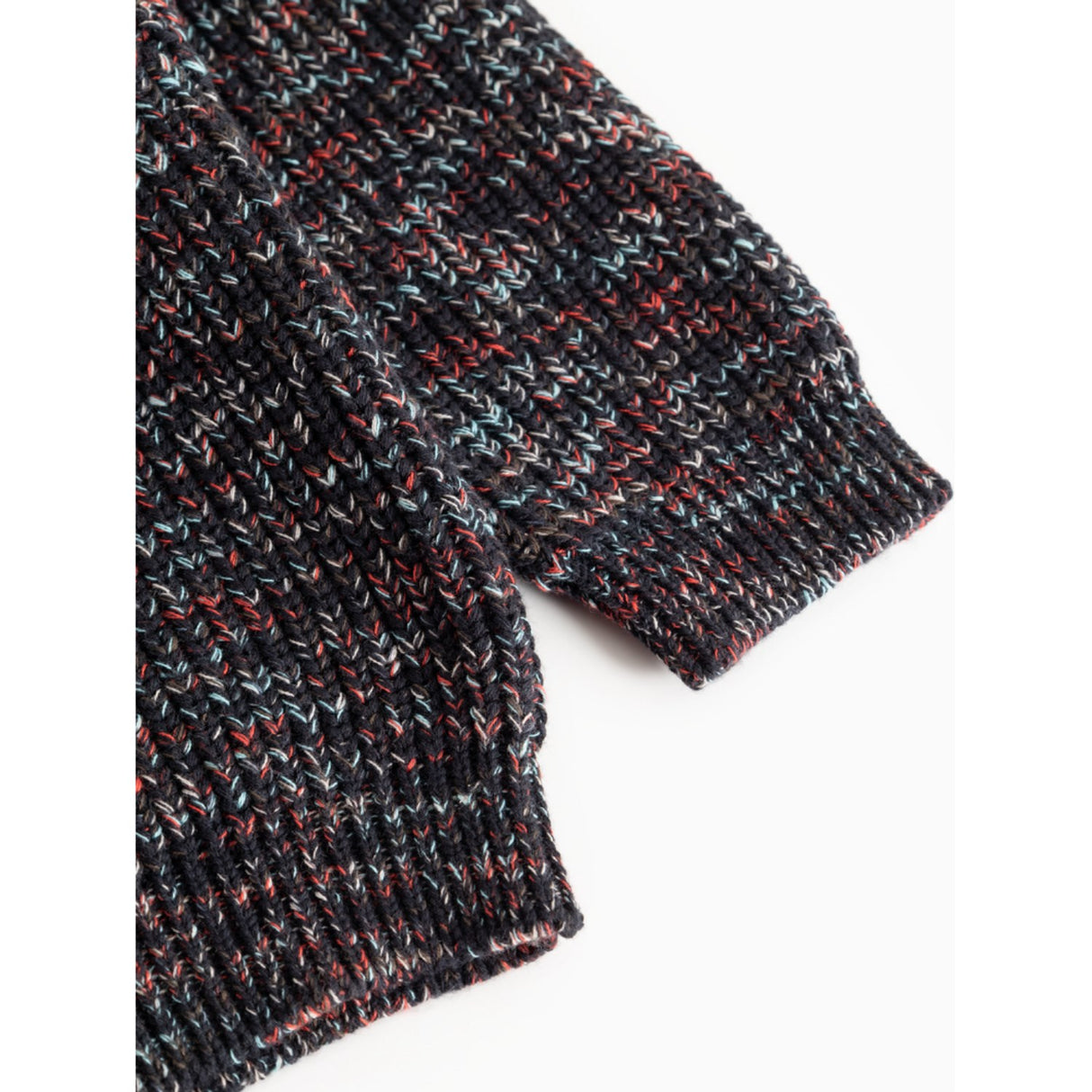 MarMar Cotton Knit Spacedye Deepest Sea Space Teno Stickad Blus