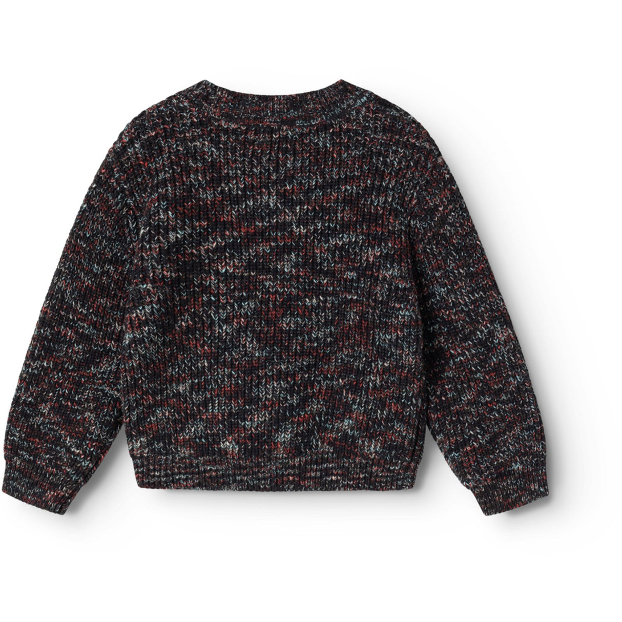MarMar Cotton Knit Spacedye Deepest Sea Space Teno Stickad Blus