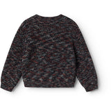 MarMar Cotton Knit Spacedye Deepest Sea Space Teno Stickad Blus