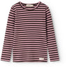 MarMar Modal Stripe Heather Stripe Plain Blus
