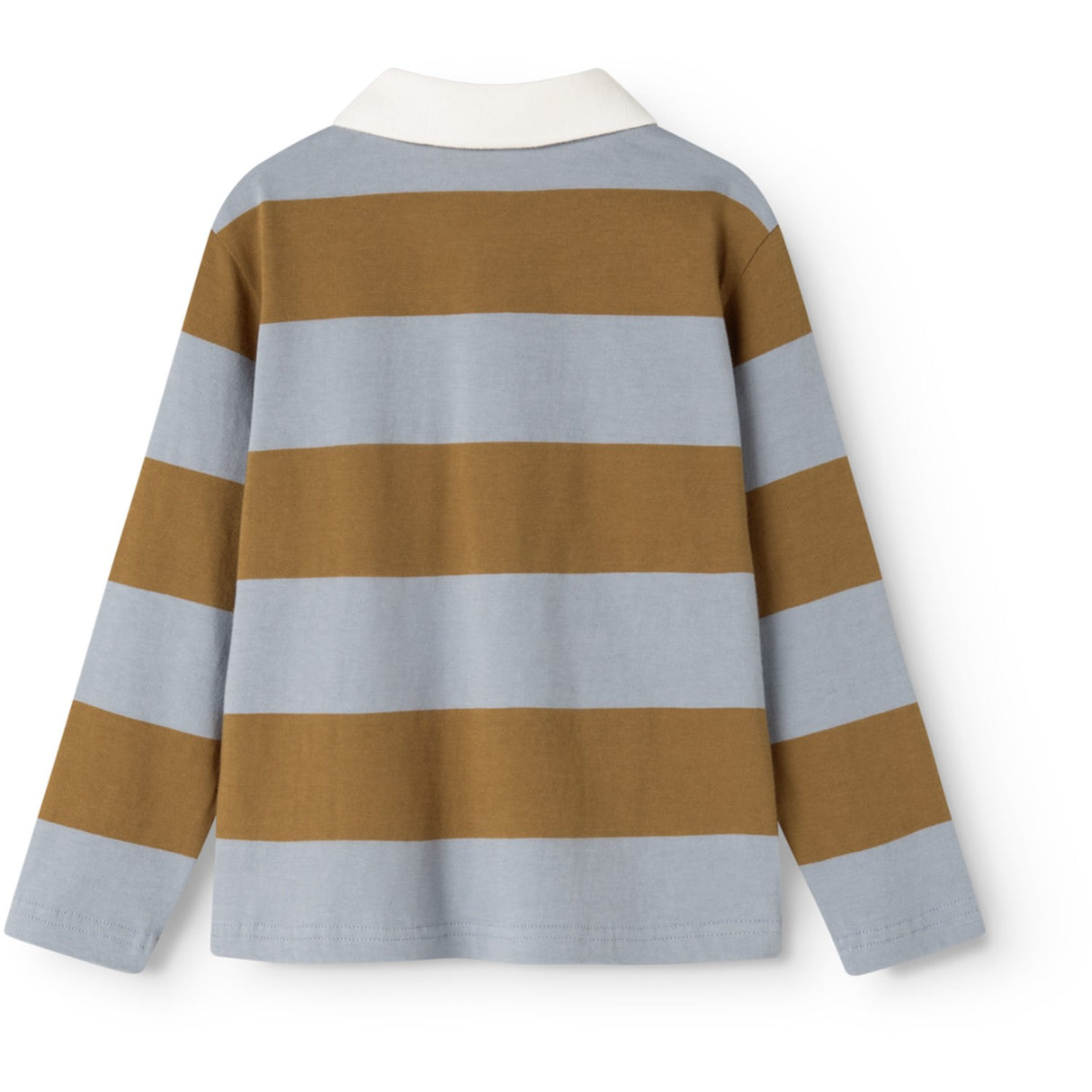 MarMar Cotton Jersey Monsoon Blue Stripe Tad Pikétröja LS Blus