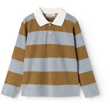 MarMar Cotton Jersey Monsoon Blue Stripe Tad Pikétröja LS Blus