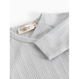 MarMar Modal Pointelle Rib Blue Haze Rulo Onesie