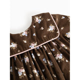 MarMar Fine Cord Autumn Bouquet Dulle Klänning