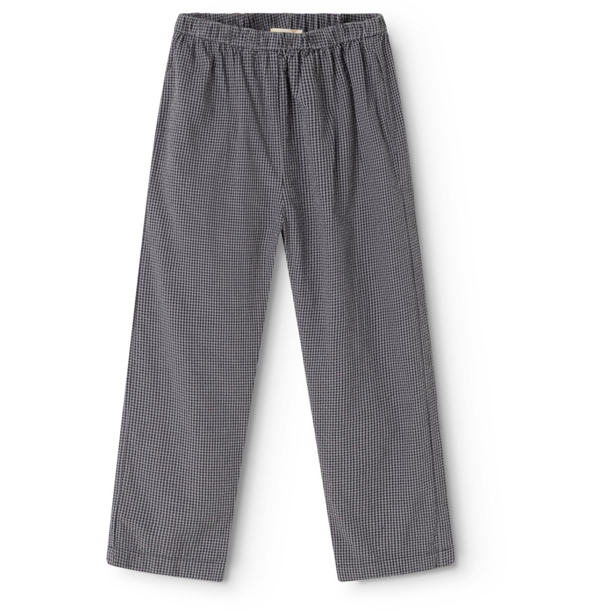 MarMar Cotton Seersucker Pigeon Blue Check Panto Byxor