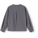 MarMar Cotton Seersucker Pigeon Blue Check Tokyo Skjorta