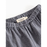 MarMar Cotton Seersucker Pigeon Blue Check Panto Byxor