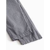 MarMar Cotton Seersucker Pigeon Blue Check Panto Byxor