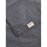 MarMar Cotton Seersucker Pigeon Blue Check Airo Halsduk